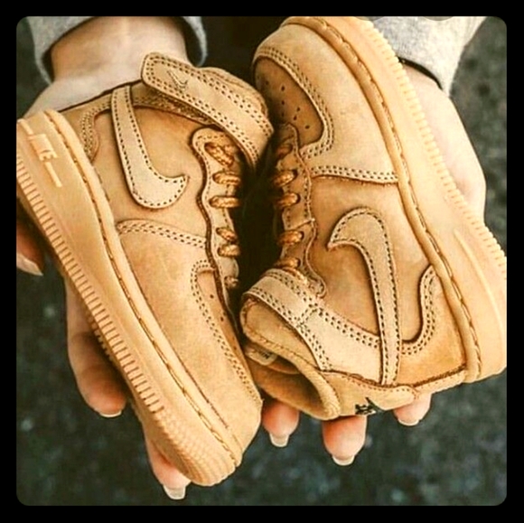 Nike Other - Boys Tan Nike Force 1